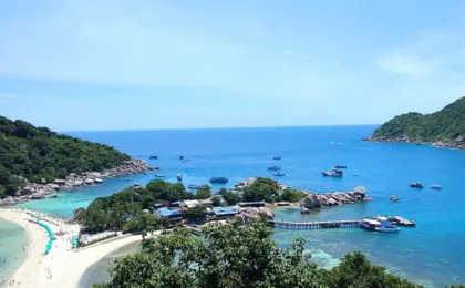 Afternoon boat tour to Koh Nang Yuan and Koh Tao with lunch