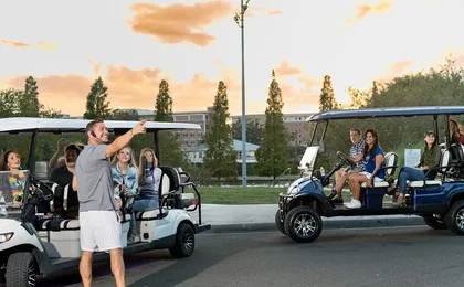 Guided Tampa Sightseeing Tour in a Deluxe Street Legal Golf Cart