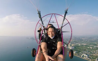 Paramotor Experience in Pattaya Include Pickup Transfer