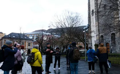 Walking tour in Bergen of the Past and Present