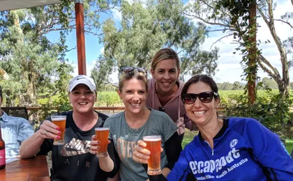 Full-day McLaren Vale bike and wine tour