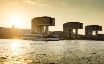 Cologne evening panorama cruise
