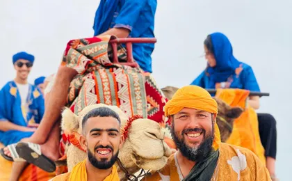 Camel Riding and Moroccan Tea on Tamri Beach from Agadir or Taghazout