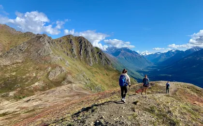 Alpine classic trekking tour