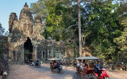 Angkor complex by tuk tuk private full-day tour from Siem Reap