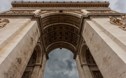 Entrance tickets to the Arc de Triomphe's rooftop
