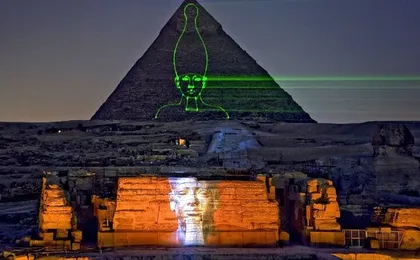 Sound and light Show at the Pyramids With Pick up