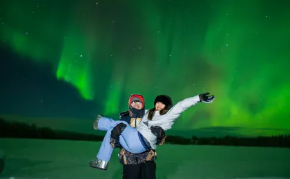 Guaranteed northern lights expedition with photographer from Levi