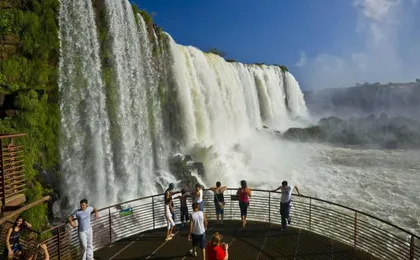 Iguassu Falls Brazil side with optional Macuco safari, helicopter flight, and Bird Park