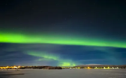 TUI snowmobile adventure by night