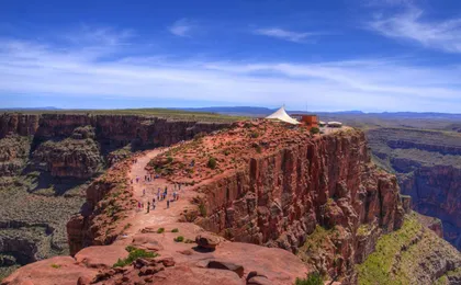 Grand Canyon West Rim bus tour with Hoover Dam photo stop and Skywalk ticket