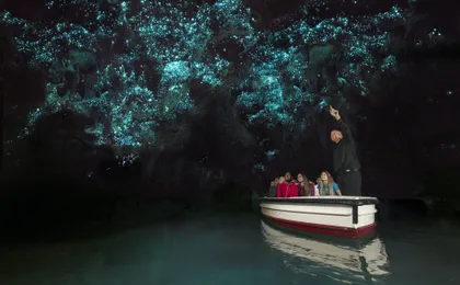 Waitomo Glowworm Cave Tour with Boat Ride