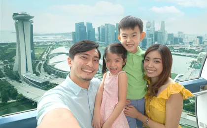 Singapore Flyer observation wheel and Time Capsule entry tickets
