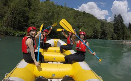 Canyoning and rafting experience in Bled