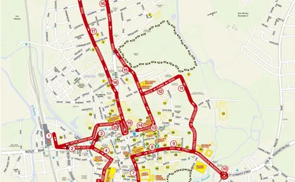 City Sightseeing hop-on hop-off bus tour of Oxford