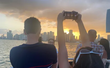 Miami Skyline Sunset Cruise of Biscayne Bay & Millionaire Homes