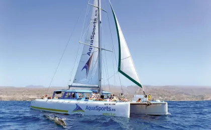 Combo catamaran sailing and off-road buggy tour