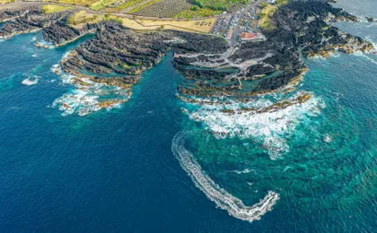 Terceira lava route full-day tour with wine tasting experience