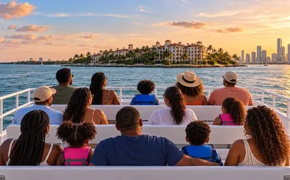 Double Decker Hop-On-Hop-Off Bus & Miami Cruise