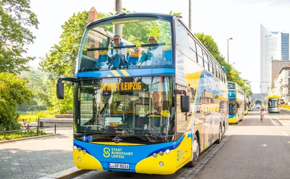 Big city tour in Leipzig with the hop-on hop-off bus