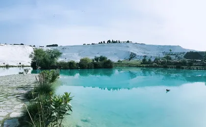 Exploring Pamukkale and Hierapolis ruins group tour from Denizli