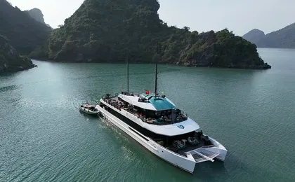 The Catamaran Luxury Day Cruise to Halong Bay from Hanoi(Best Selling)