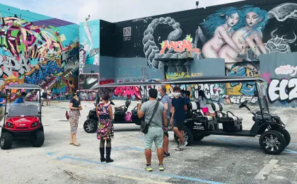 Wynwood graffiti golf cart tour