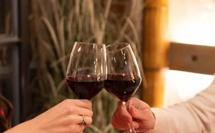 Wine experience with typical lunch in a farm vineyard
