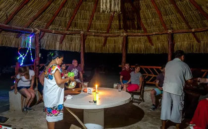 Mayan village evening tour from Riviera Maya in Mexico
