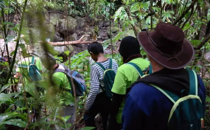 Deep jungle trekking by BJT
