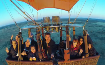 60 minute early morning hot air balloon flight in Alice Springs