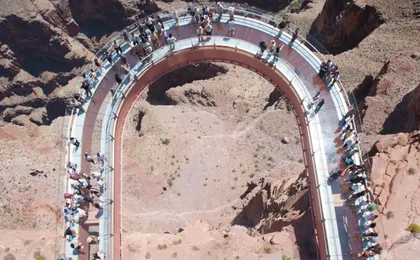 Grand Canyon West Rim bus tour with Hoover Dam photo stop and Skywalk ticket