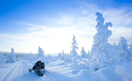3-hour snowmobile adventure in Levi
