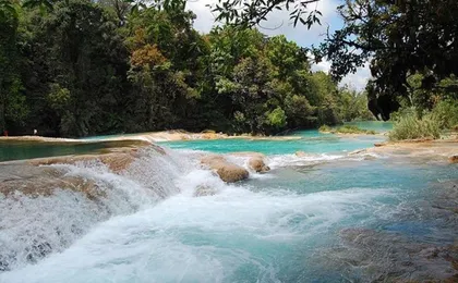 Palenque Archaeological Site, Agua Azul and Misol Ha waterfalls tour