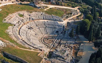 Syracuse and Ortygia Island guided tour from Taormina