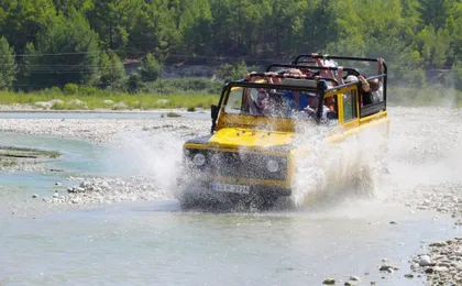 Fethiye 4x4 safari tour to Saklıkent Gorge and Gizlikent Waterfall
