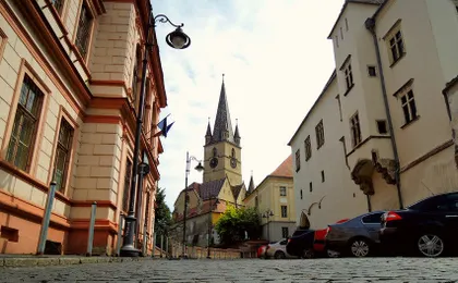 Sibiu Medieval Old Town exploration game and tour