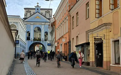 Vilnius bike tour showcasing the city's highlights