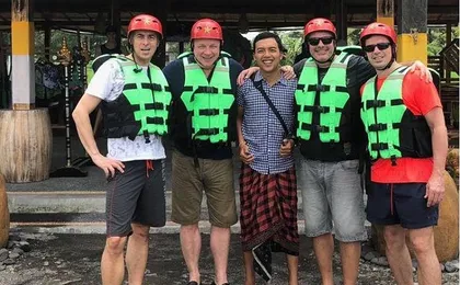 Full-Day Tour: White Water Rafting and Highlight of Ubud with All-inclusive