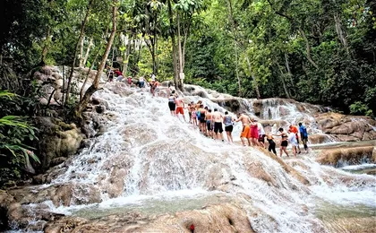 Blue Hole plus Secret Falls & Dunn's River Falls from Grand Palladium