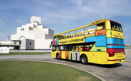24-hour hop-on-hop-off Doha bus tour