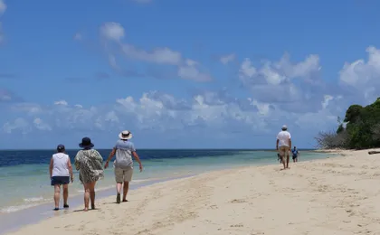 Personal sail, tropical island, and snorkel in the Great Barrier Reef