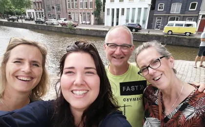 Self guided tour with interactive city game of Groningen