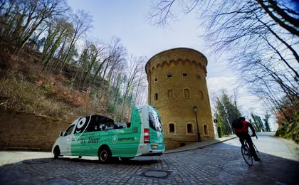 Luxembourg City sightseeing bus tour with audio guide