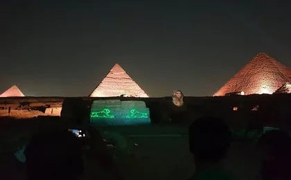 Sound and light Show at the Pyramids With Pick up