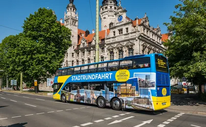 Big city tour in Leipzig with the hop-on hop-off bus