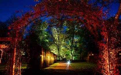 Admire the autumn lights at Sofiero Park