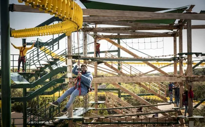 Natural bridge caverns twisted trails zip rails and ropes course tickets