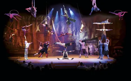 Pirates adventure dinner show in Majorca with transfer