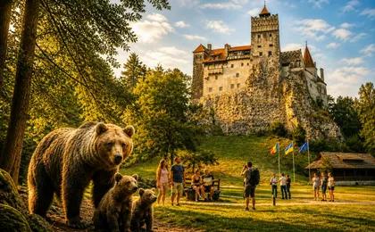Libearty Bear Sanctuary and Bran Castle private full-day tour